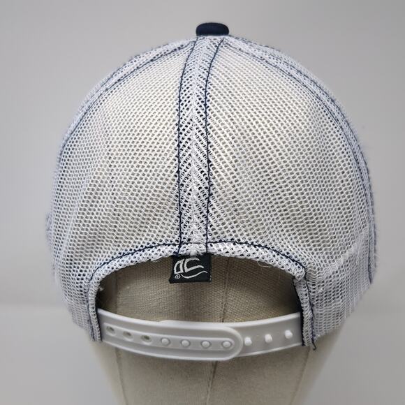 Outdoor Cap Snapback Mesh Back Trucker Hat Blue One Size Colorblock Blank - Picture 6 of 9